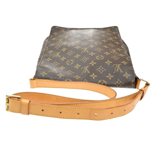 LOUIS VUITTON Musette Shoulder Bag Monogram Leather Brown France M51256 79EF803 - Picture 5 of 16